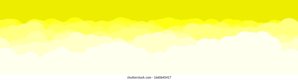 Abstract Color Clouds Sky Generative Art background illustration