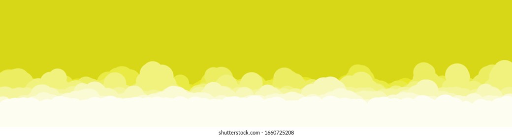 Ilustración de fondo de las nubes de color del cielo de arte generativo