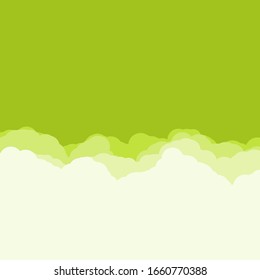 Abstract Color Clouds Sky Generative Art background illustration