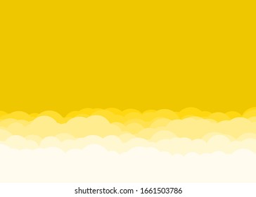 Abstrakte Farben Wolken Himmel Generative Art Hintergrund Illustration