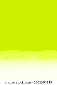 Abstract Color Clouds Sky Generative Art background illustration