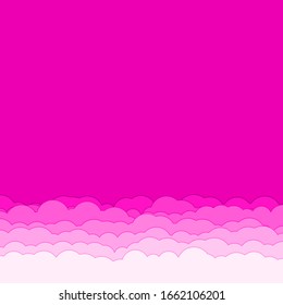 Abstract Color Clouds Sky Generative Art background illustration