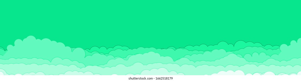 Abstract Color Clouds Sky Generative Art background illustration