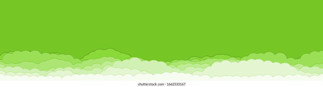 Abstract Color Clouds Sky Generative Art background illustration