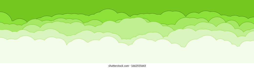 Abstract Color Clouds Sky Generative Art background illustration