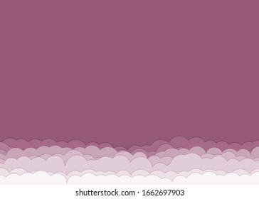Abstract Color Clouds Sky Generative Art background illustration