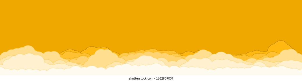 Abstract Color Clouds Sky Generative Art background illustration