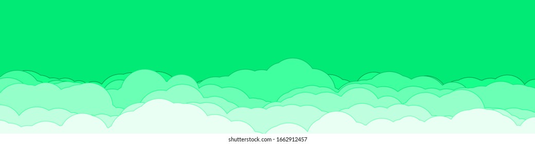 Abstract Color Clouds Sky Generative Art background illustration