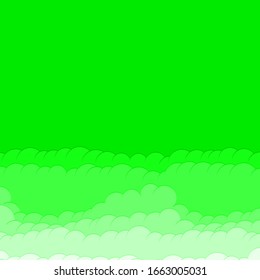 Abstract Color Clouds Sky Generative Art background illustration