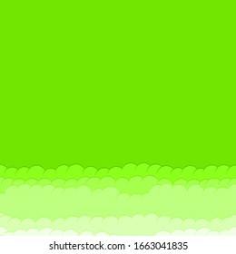 Abstract Color Clouds Sky Generative Art background illustration