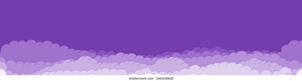 Abstract Color Clouds Sky Generative Art background illustration