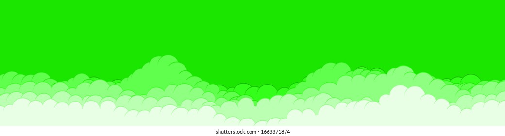 Abstract Color Clouds Sky Generative Art background illustration