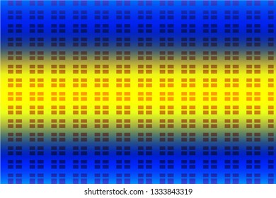 Abstract, color composition of the colored, horizontal and vertical lines on a gradient background. Vector image.