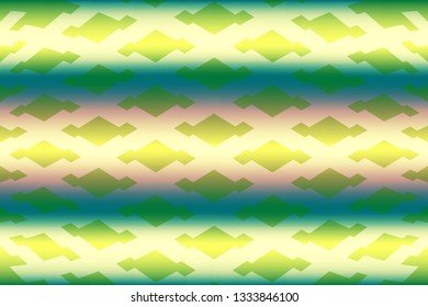 Abstract, color composition of the colored, horizontal, geometric shapes on a gradient background. Vector image.