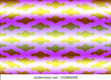 Abstract, color composition of the colored, horizontal, geometric shapes on a gradient background. Vector image.