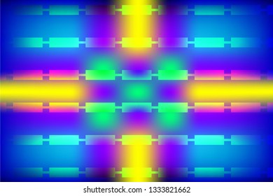 Abstract, color composition of the horizontal geometric shapes on a gradient background. Vector image.