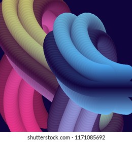 Abstract color cover. Abstract gradient background. Wave blend pattern. Fluid shapes composition. Futuristic design posters. Eps10 vector.