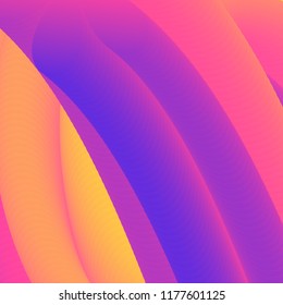 Abstract color cover. Abstract gradient background. Wave blend pattern. Fluid shapes composition. Futuristic design posters. Eps10 vector.