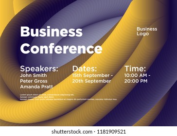 Abstract color cover. Abstract gradient background. Wave blend pattern. Fluid shapes composition. Futuristic design posters. Business conference template. 
