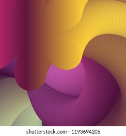 Abstract color cover. Abstract gradient background. Wave blend pattern. Fluid shapes composition. Futuristic design posters. Eps10 vector.