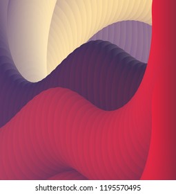 Abstract color cover. Abstract gradient background. Wave blend pattern. Fluid shapes composition. Futuristic design posters. Eps10 vector.