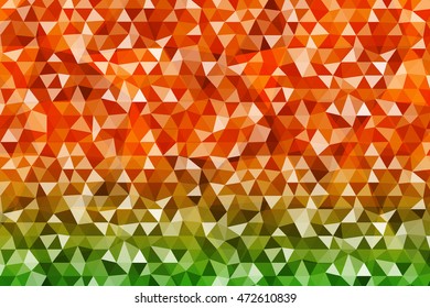abstract color crumpled background triangles. autumn color. Vector illustration of a gradient. Polygonal patterns for your presentations, business printing, banner.
