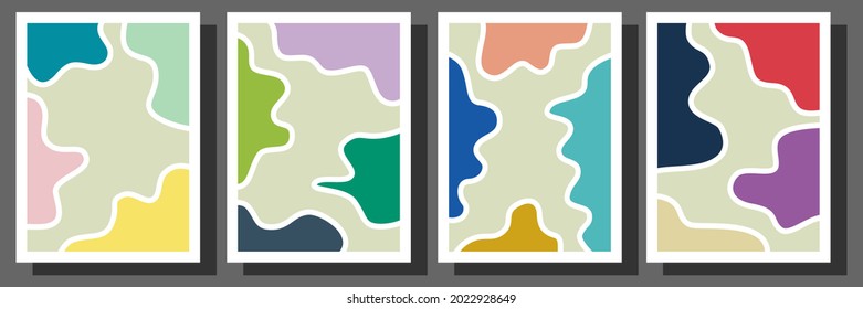 Abstract color curved texture for background, full color. Abstract vector shape for template design, brochure cover, poster, wallpaper