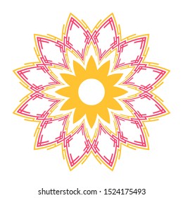 Abstract color decorative element for design.
