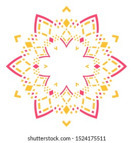 Abstract color decorative element for design.