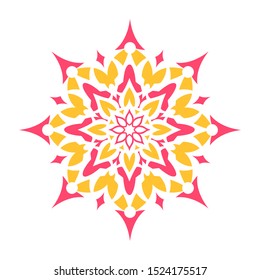Abstract color decorative element for design.