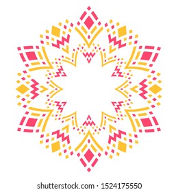 Abstract color decorative element for design.