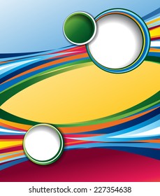 Abstract color design layout template 