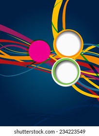 Abstract color design layout template