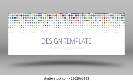 Abstract color design template for background, cover, screensaver, website and creative idea. Layout for interior design, corporate style and decorative creativity. Flat style
