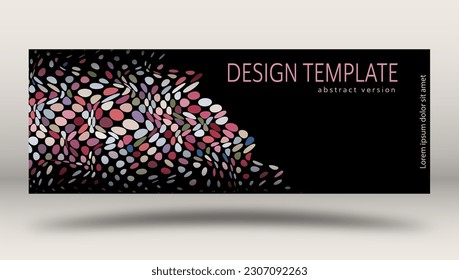 Plantilla de diseño de color abstracto para fondo, portada, salvapantallas, sitio web e idea creativa. Diseño de interiores, estilo corporativo y creatividad decorativa. Estilo plano