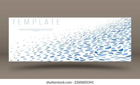 Abstract color design template for corporate style. Layout for the design of covers, posters, posters, banners, booklets and simple backgrounds. An option for interior design, creativity