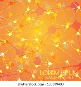 Abstract color dna background