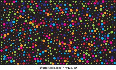 abstract color dot background pattern
