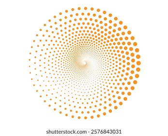 Abstract color dot halftone symmetric vector illustration
