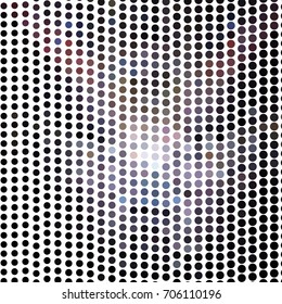 Abstract color dots halftone background. Vector clip art