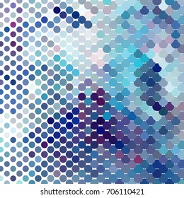 Abstract color dots halftone background. Vector clip art