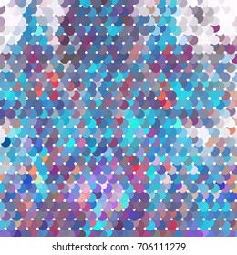 Abstract color dots halftone background. Vector clip art