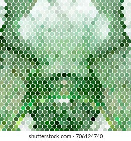 Abstract color dots halftone background. Vector clip art