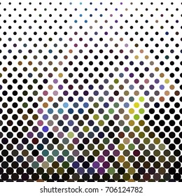Abstract color dots halftone background. Vector clip art