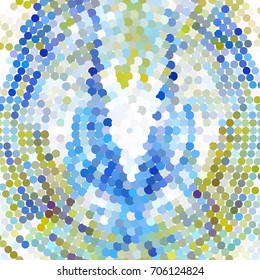 Abstract color dots halftone background. Vector clip art