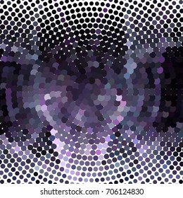Abstract color dots halftone background. Vector clip art