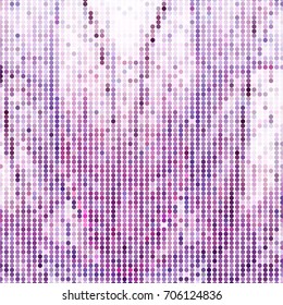 Abstract color dots halftone background. Vector clip art