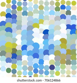 Abstract color dots halftone background. Vector clip art