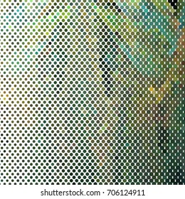 Abstract color dots halftone background. Vector clip art