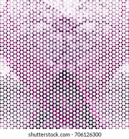 Abstract color dots halftone background. Vector clip art
